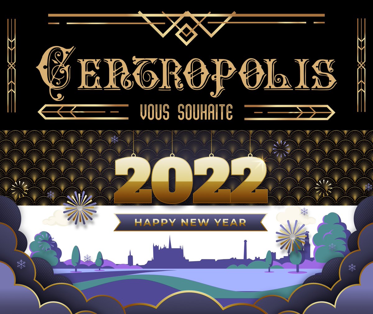 L'équipe de Centropolis vous souhaite une excellente année.
2021 a été une année solidaire, 2022 sera une année sereine, engagée et constructive. 

centropolis.fr/bonne-annee-de…