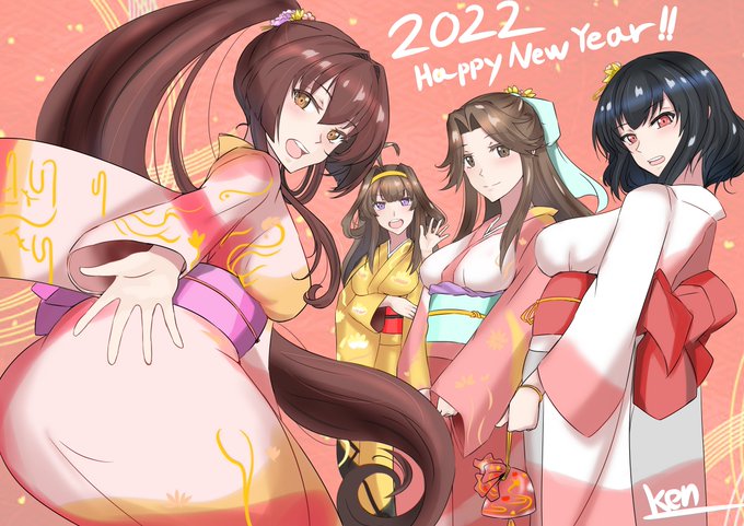 遅ればせながら、あけましておめでとうございます!
調子に乗り過ぎました(キリがないのでこれでひとまず完成です)

今年も色々描いていきますので、よろしくお願いいたします!(造形も何とかしたい) 