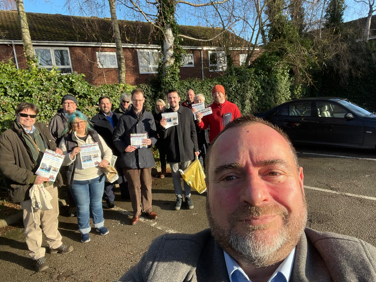 votemikeadams's tweet photo. CAVENDISH BYELECTION
A strong team out campaigning for hard working local candidate @DarrenMaltby2. 
He's been clear, vote for him and he will be relentless in his pursuit of equality in access to services.
Labour want to penalise you and Shrink your bin. We will not do that. https://t.co/wHQB3gb5F7