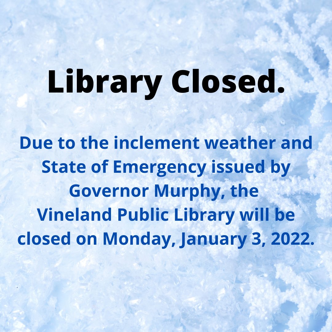 Vineland Library tweet media