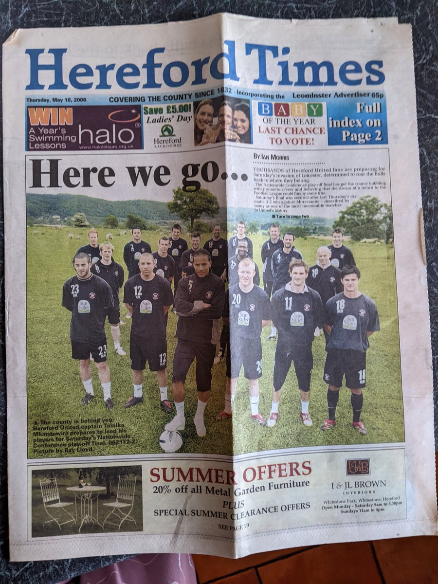 pughsonwye's tweet photo. Great memories of years gone by  ⚽ @BullsNewsBlog 
@HerefordFC 
@HerefordGoals 
@bbchw https://t.co/6DIxLWaXFb