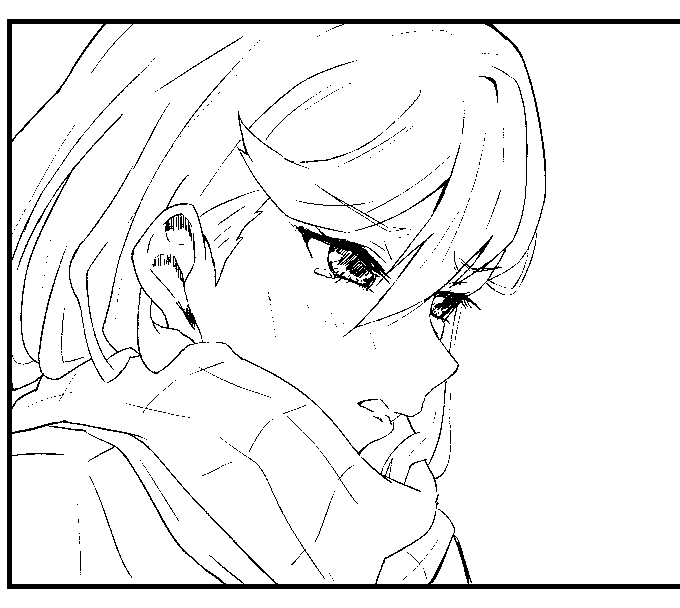 原稿のかのんちゃん 