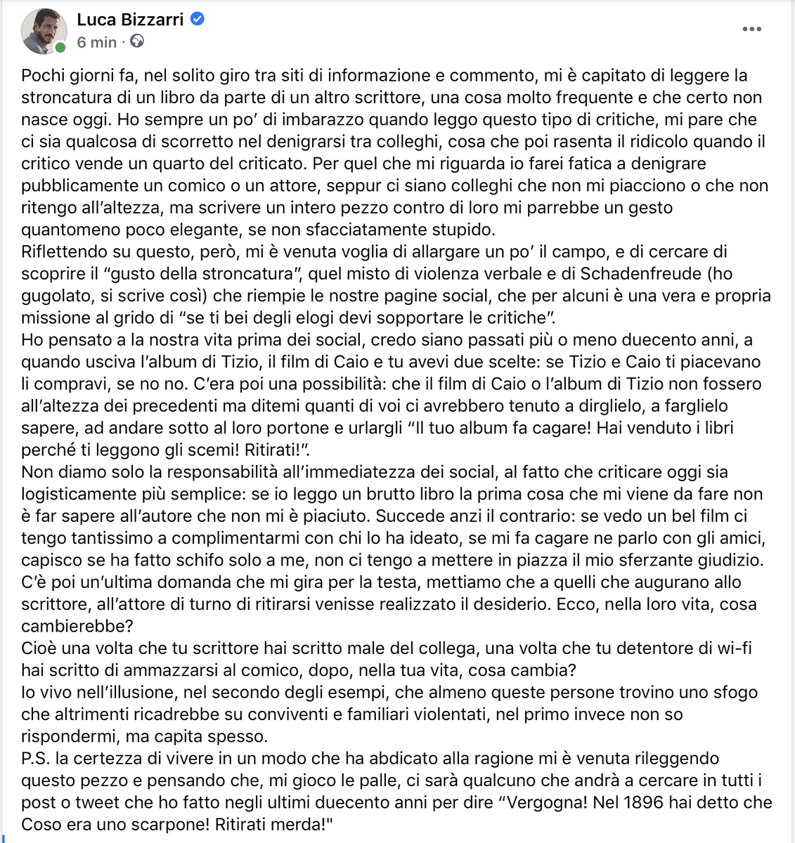 Luca Bizzarri tweet media