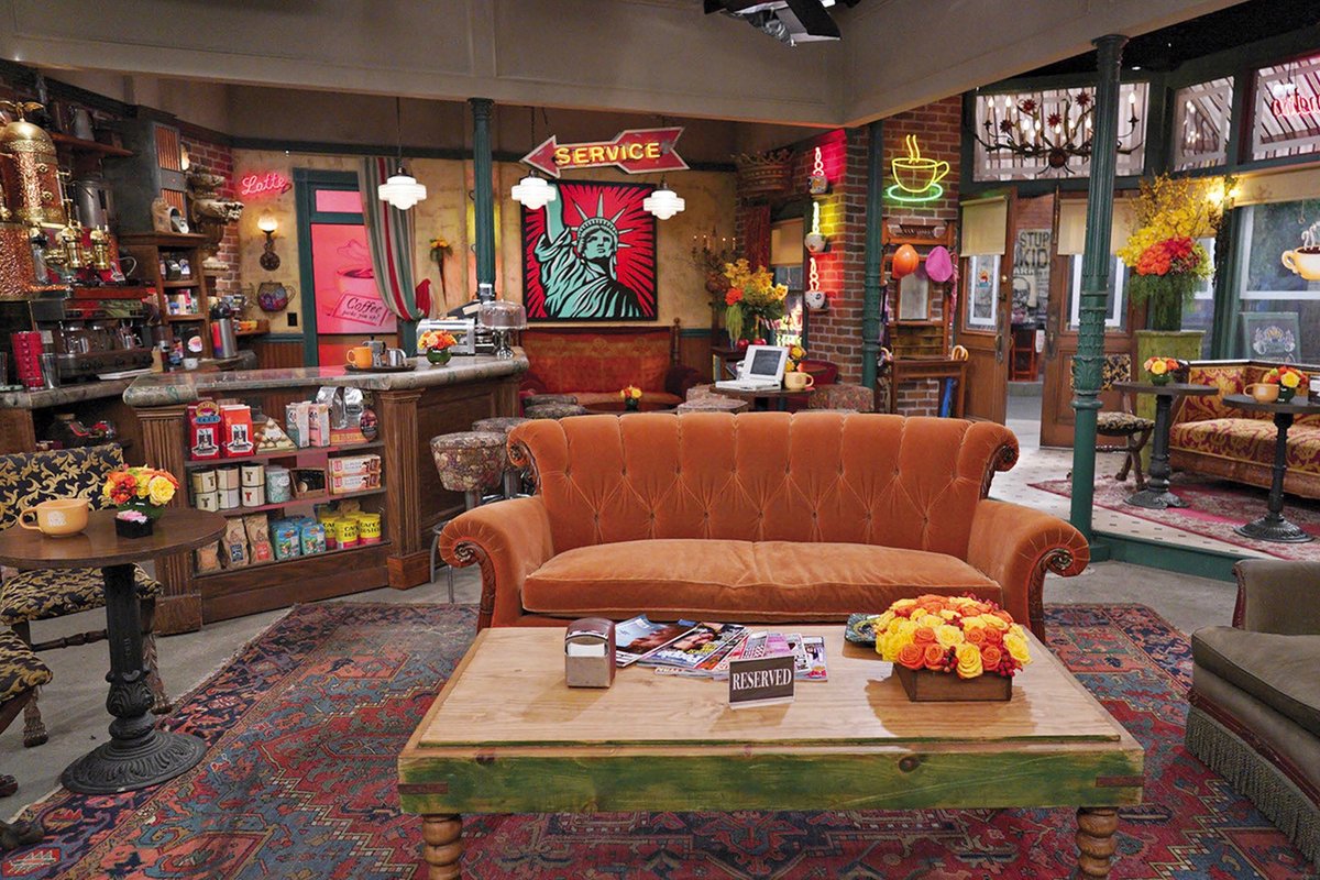 friendsxpro's tweet photo. The set of central perk was destroyed to make the set of airport for Ross and Rachel chemistry so in the last scene when Rachel asks if they want to get one last coffee, and Chandler asks "Where?" it was actually real, since there was nowhere for them to go.
#Friends #FriendsFact https://t.co/VJ8PN9GAuL