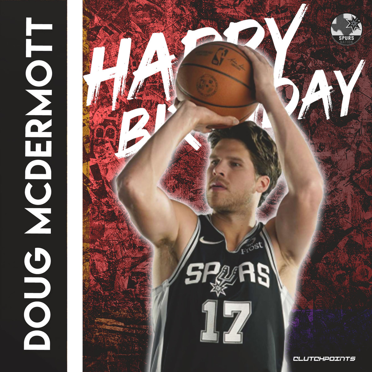 Join Spurs nation as we greet Doug McDermott a happy 30th birthday! 
