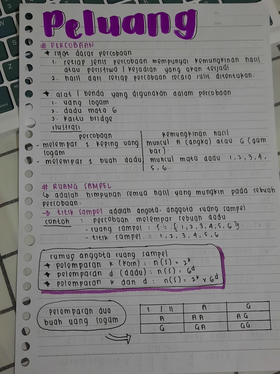 bergembhira's tweet photo. --📚 PELUANG materi kelas 12
(rt's are apreciated! tysm love<3)

° feel free to save this material!
>> knock my dm's if u want pdf version
>> anw aku juga ada beberapa lat soal materi peluang ini, boleh banget kalo mau minta atau kita diskusi bareng

--★ semoga membantu🤩 https://t.co/LTSzAFAqkJ