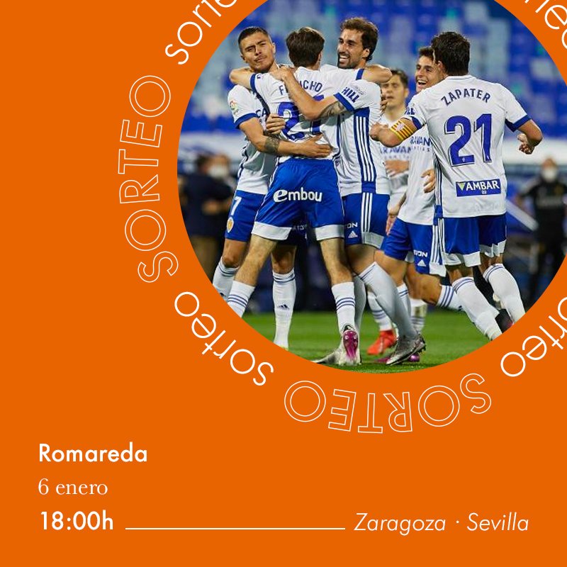 ¿Quieres ir a animar al <a href="/RealZaragoza/">Real Zaragoza</a> en el próximo partido?
¡Participar es muy sencillo!
Sorteo en Facebook, Twitter e Instagram.
El 4 de enero anunciaremos el ganador.
¡Mucha suerte!