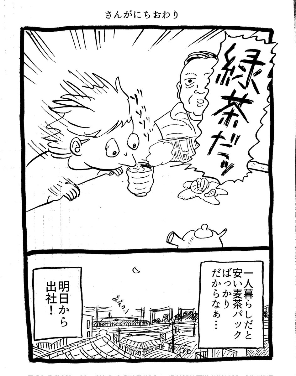 17日目 実家の緑茶ってうまいよねぇ 