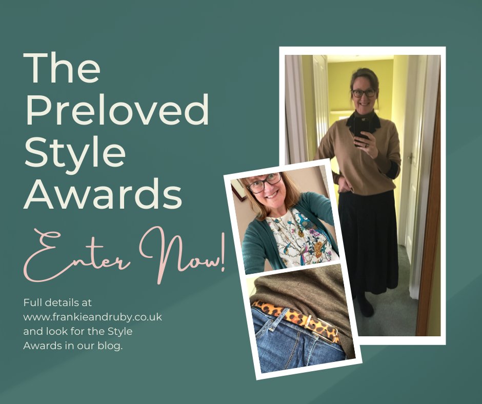 We're looking for your best preloved outfits to find our style award winner!
Is it you? Details at:  frankieandruby.co.uk/blogs/sustaina…