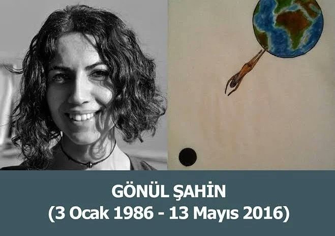 bur_hak's tweet photo. İyi ki doğdun Gönül! Seni hep mücadelenle anacağız. 

"Oynayamadan ölen çocukların, işkenceyle yaşamı geçen hayvanların, dünyaya tahammül edemeyip gidenlerin varamadığı, olmayan yerde yok olmak tek isteğim." diyerek 13 Mayıs 2016'da aramızdan ayrıldı Gönül. https://t.co/gnNnsyTY49