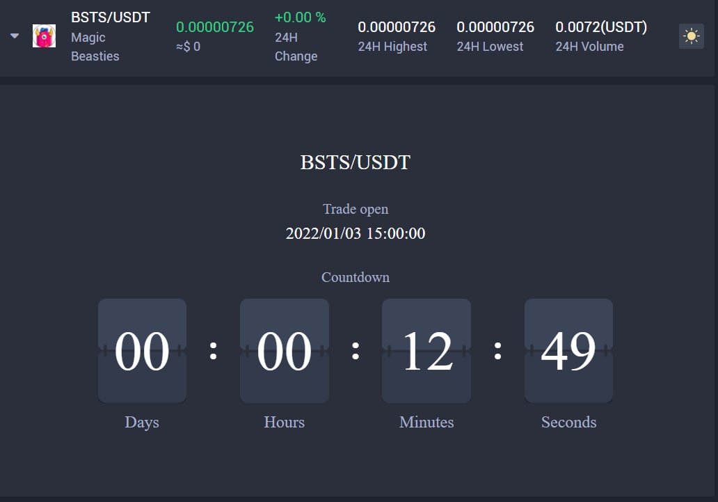 beasties_online's tweet photo. Trading USDT/BSTS pair on Lbank exchange will be open very soon!

Trading Pair: BSTS/USDT 🚀 Visit it now: https://t.co/VeYBA8dL8U 😉

#BSTS #LBank #BSC #PlayToEarn #BNB $BTC $BNB https://t.co/eaNa4RdvGQ