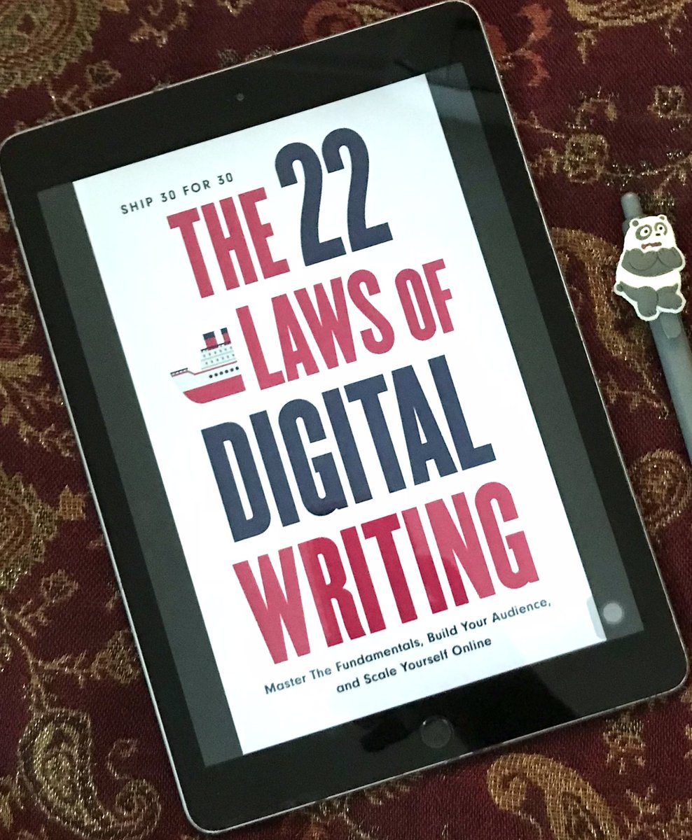 Big Fifs’ Mummy | Book Editor (@yinkus_pinkus_) on Twitter photo Books📚 I have read in 2022.
1. The 22 Laws of Digital Writing - <a href="/dickiebush/">Dickie Bush 🚢</a> 
“If you want to reach more readers, go broad. If you want to engage more readers, go niche”
#booklover #WhatToRead #reader #readingcommunity #BookTwitter Books📚 I have read in 2022.
1. The 22 Laws of Digital Writing - <a href="/dickiebush/">Dickie Bush 🚢</a> 
“If you want to reach more readers, go broad. If you want to engage more readers, go niche”
#booklover #WhatToRead #reader #readingcommunity #BookTwitter