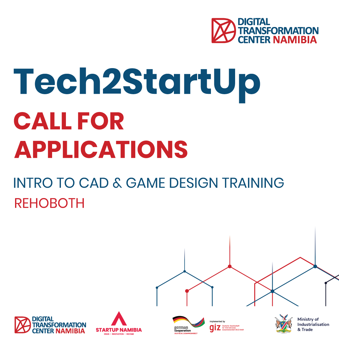 startupnam's tweet photo. CALLING ALL YOUTH IN REHOBOTH!

We will be hosting our next Tech2Startup programme in Rehoboth on the 17-28 January 2022. Applications are now open!
Apply here:
https://t.co/NRGzrf1zgP

#HelloStartUps #Basecamp #ThinkOutside #DTC https://t.co/TNrGK1gb0H