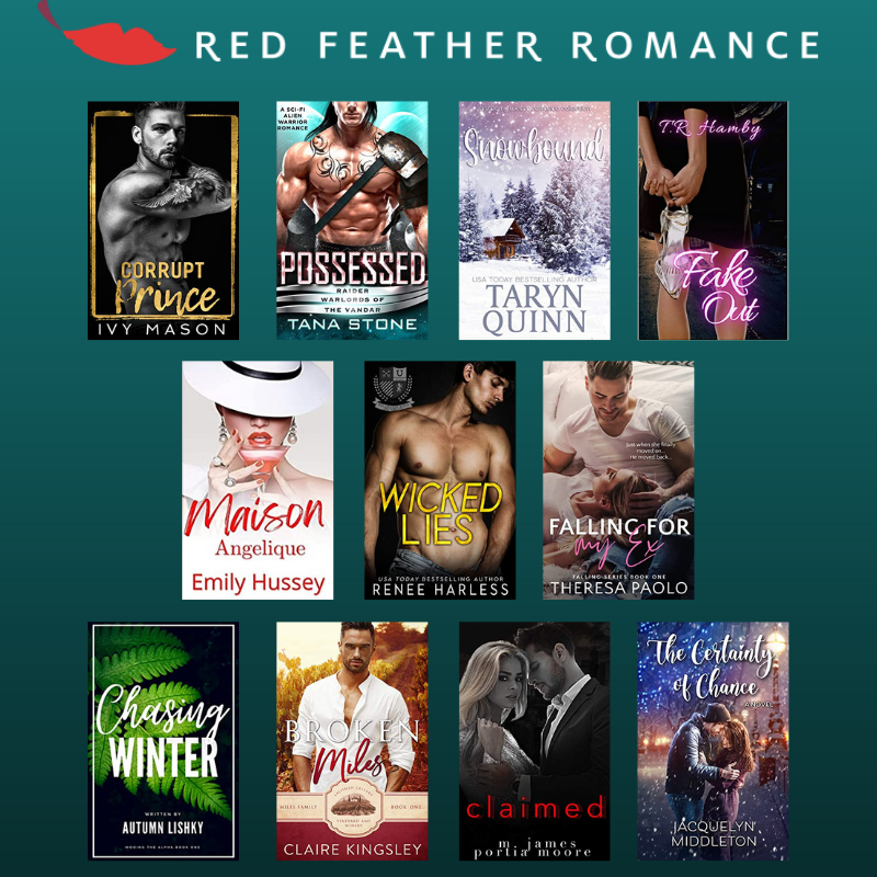 RedFeatherRom's tweet photo. Need an enticing romance read this week?🤩 Check these out at https://t.co/0w8O6Zc9W3! 🌹 📚 #romance #amreading #books https://t.co/adzyCF3yt2