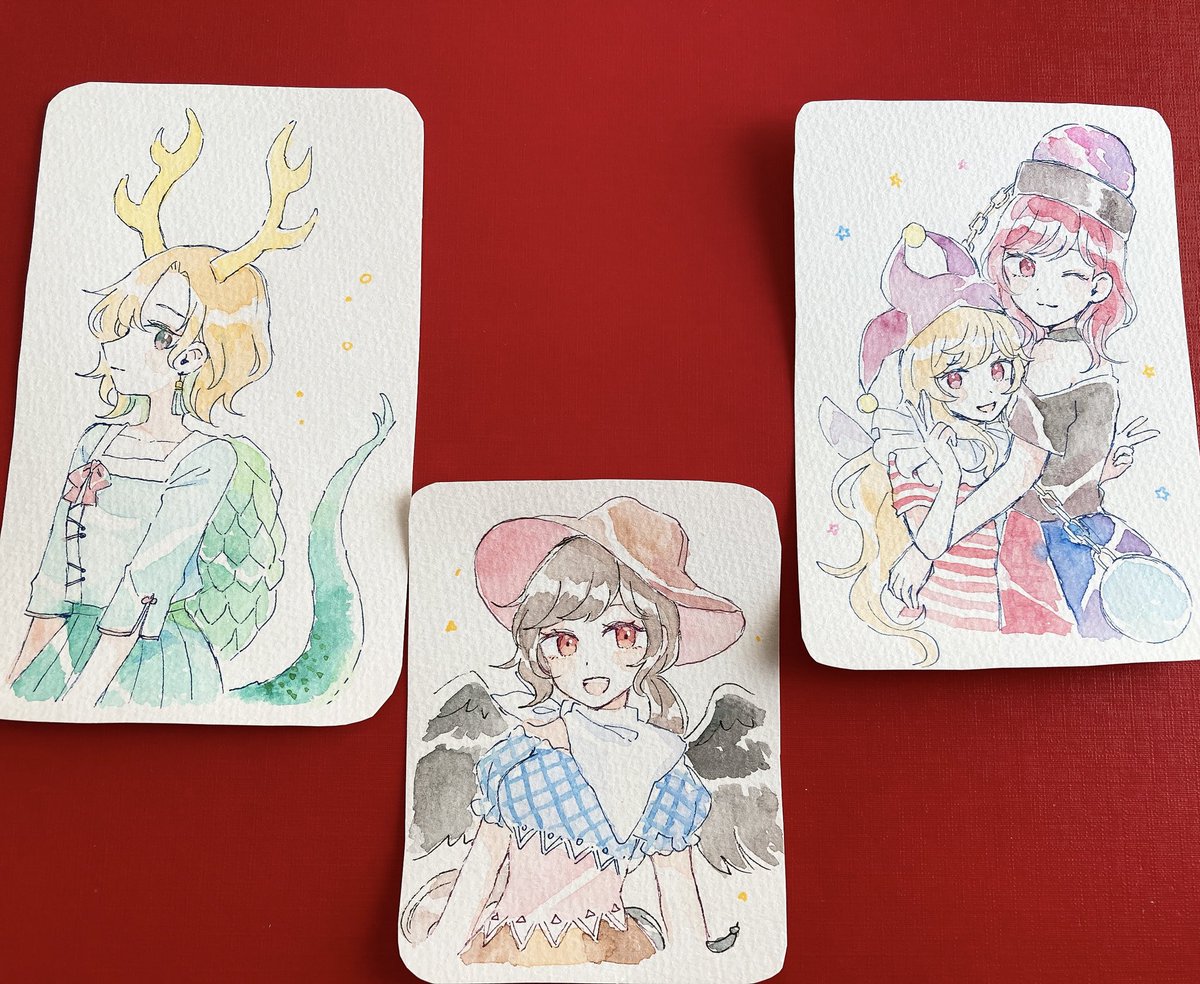 boothの分のカレンダー出してきました!年賀状代わりに(?)いっぱいイラスト描きました 