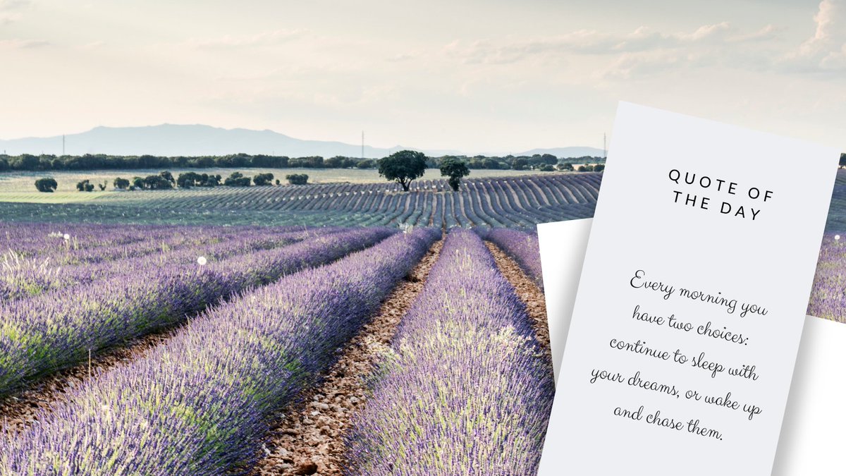 Read this quote and remember to keep chasing your dreams! 😊

--
#AchieveYourDreams #ChasingDreams #Goals #DreamBig #AchieveBig #MotivationalQuotes #InspirationalQuotes #Motivation #Designrr #WordsOfWisdom #Dreams #Quotes