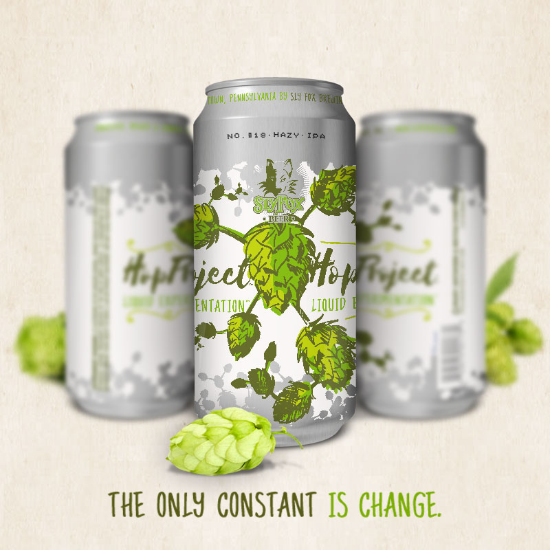 SlyFoxBeer's tweet photo. We sought out some deliciously fruity new German hop varieties for the latest iteration of our experimental hop series to create this hazy IPA with candied fruit aromas and bright flavors of citrus, peach, and pineapple. #HazyIPA #HopProject
https://t.co/b3tSjhNDOq https://t.co/kHkSNqLBFV