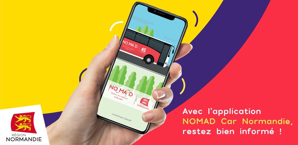 car_nomad's tweet photo. L'application Nomad Car Normandie a été mise à jour. Découvrez :
📱un design modernisé
📱une ergonomie plus fluide
📱des critères de performance optimisés (simplicité, efficacité, réactivité et sobriété). 
Pour rester bien informé, pensez à la télécharger ou à procéder à la MAJ ! https://t.co/PKXstlJtyk