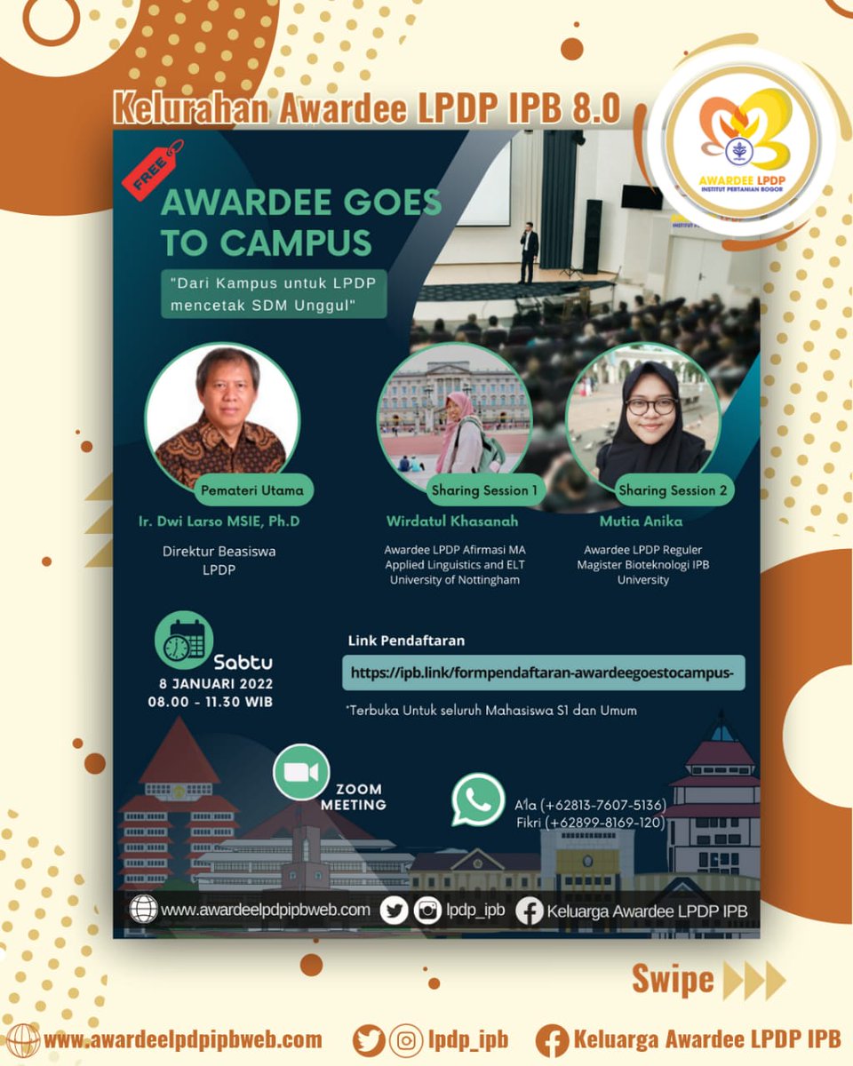 Awardee LPDP IPB tweet media