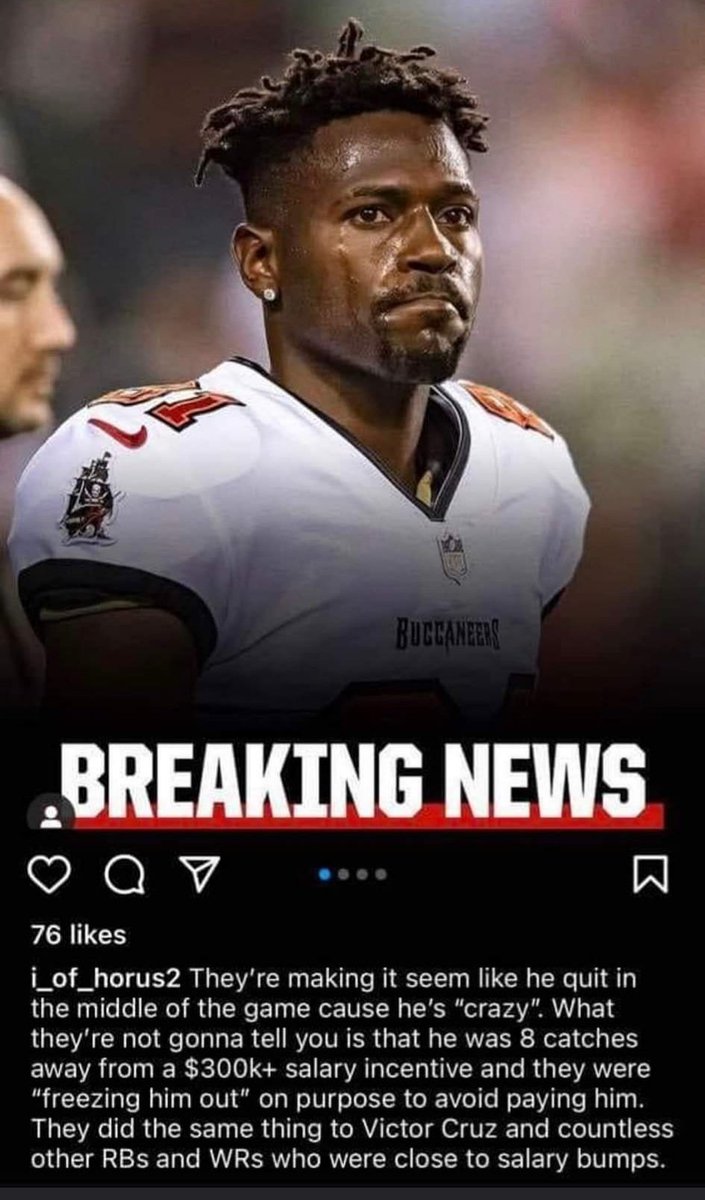 JohnFosterWinz's tweet photo. @FieldYates AB isn't crazy. The Bucs are a trash act https://t.co/Imr1uychlK