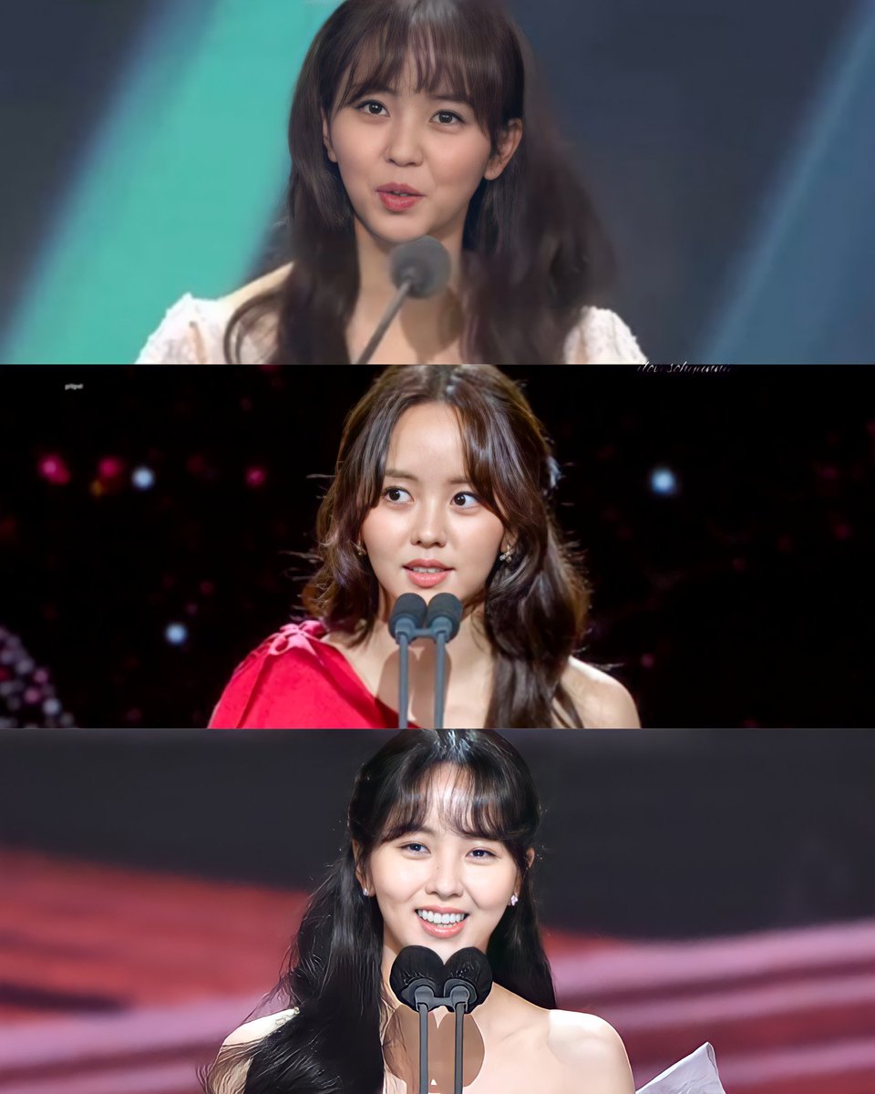 wickedypumpkin's tweet photo. Best New Actress (2015) ➡️ Excellence Actress (2019) ➡️ Top Excellence Actress (2021) ➡️ ?

the process, so proud of her❤

#김소현 #KimSoHyun https://t.co/1c7UURblOG