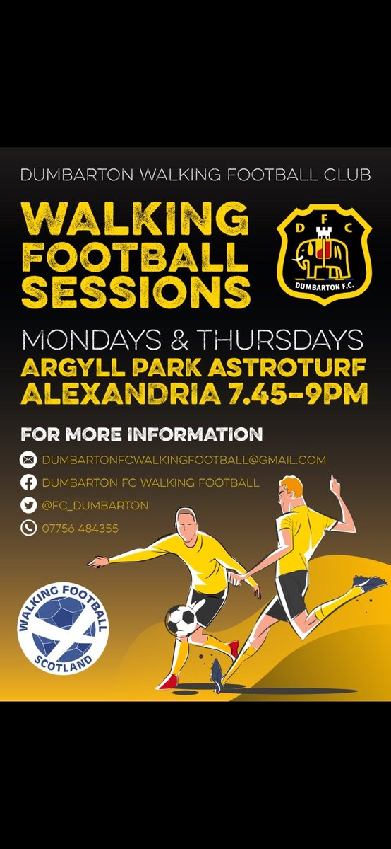 Dumbarton FC Walking Football tweet media