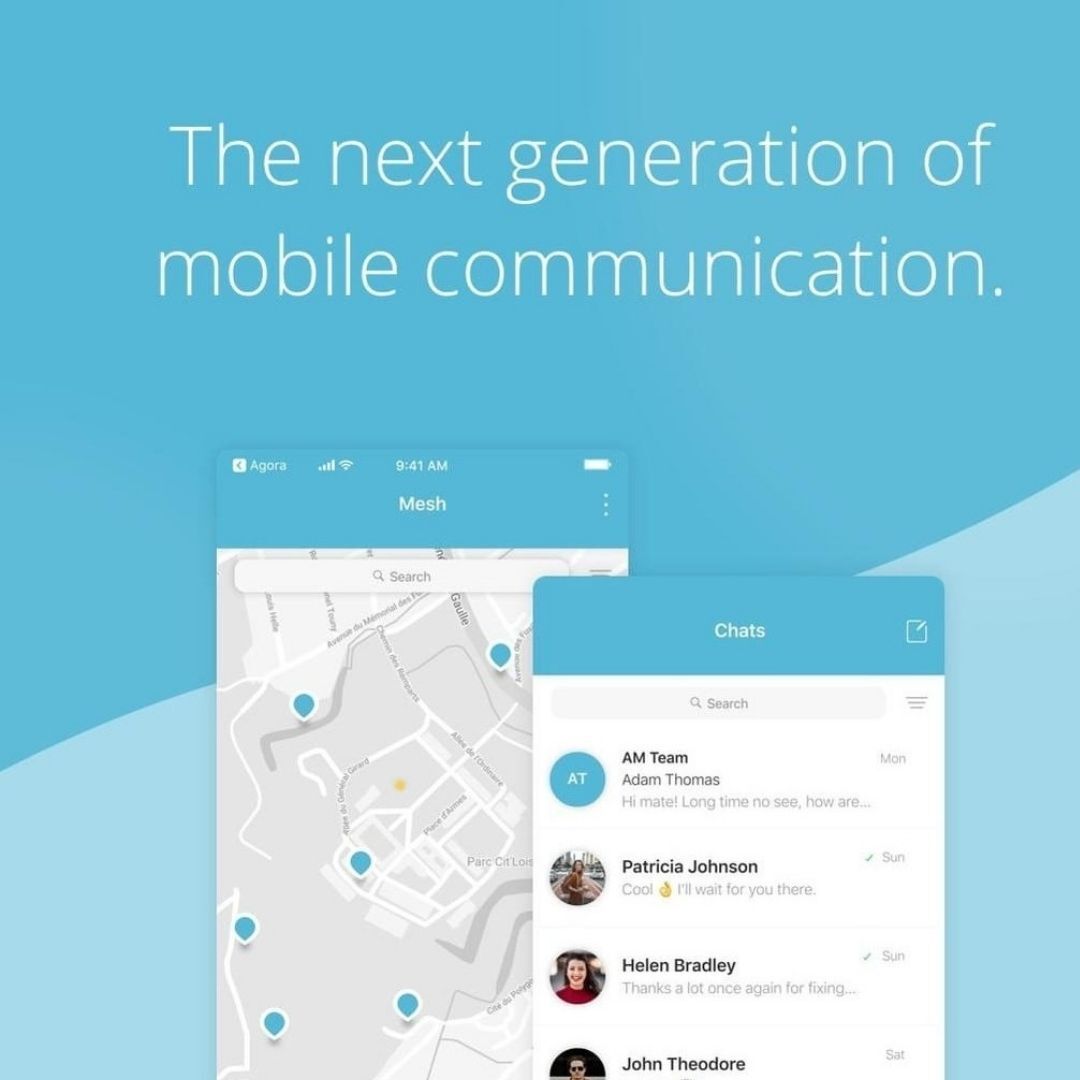 AgoraMesh's tweet photo. Getting a little frustrated with having no internet connection to chat to your friends?
AgoraMesh solves that problem with our unique mesh network that doesn't require an internet connection.
.
.
#mobilecommunication #mobiles #technology #techwold #technews #technologynews #inter https://t.co/6dRXrNMY49