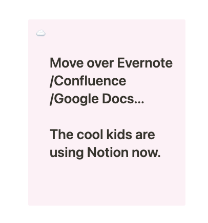 the notion bar tweet media