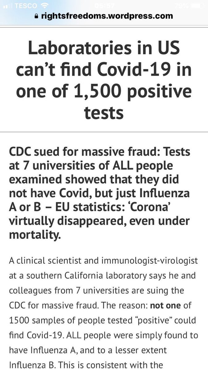 informedconsnt's tweet image. 서던 캘리포니아 연구실과 7개 대학 CDC를 대거 사기죄로 고소. 근거는 코비드 테스트 양성자 1500개 샘플 중에 발견된 것은 인플루엔자 A와 B 뿐 단 한 명도 코비드19 환자가 없었다.