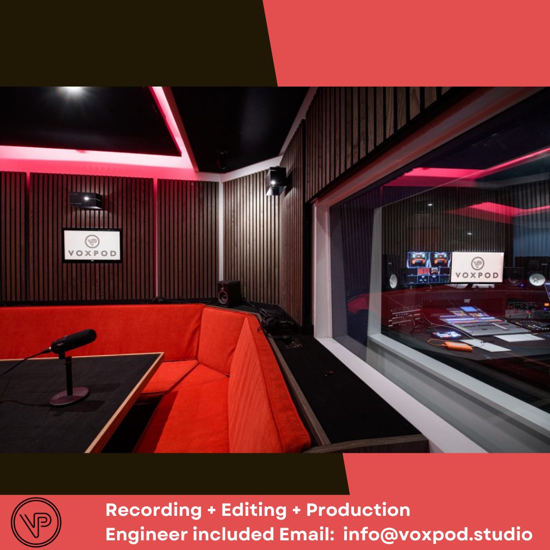 voxpodstudio's tweet photo. New Year, New Podcast! Time to make that resolution a reality and launch your show in 2022. VOXPOD can make it happen. Record, produce, edit, score your podcast with us. Head to our site to book with a 10% discount for first time clients. #podcast #VOXPOD https://t.co/PlpG0UJF2T