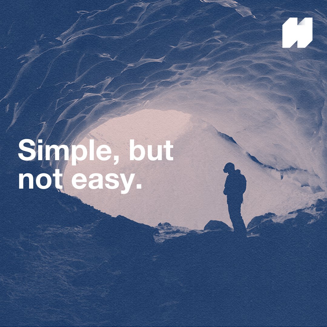 Menschen lieben einfache und elegante Lösungen. ❤️ 

👉 Damit man Dinge einfach und klar darstellen kann, muss man a) den KERN und die Essenz des Themas verstanden haben und b) Talent besitzen, komplexe Sachverhalte schön und klar darzustellen.