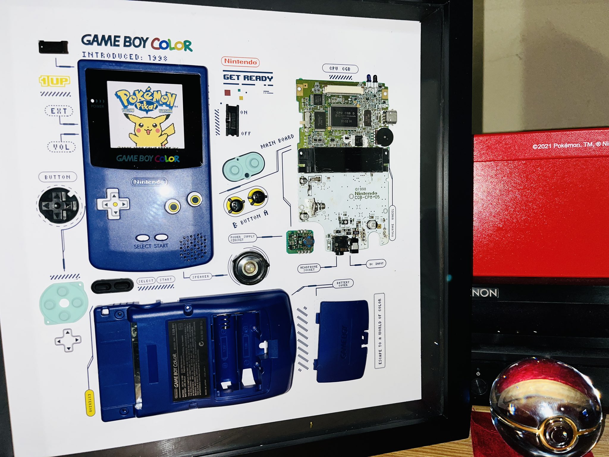 ゲームボーイカラーの標本アート