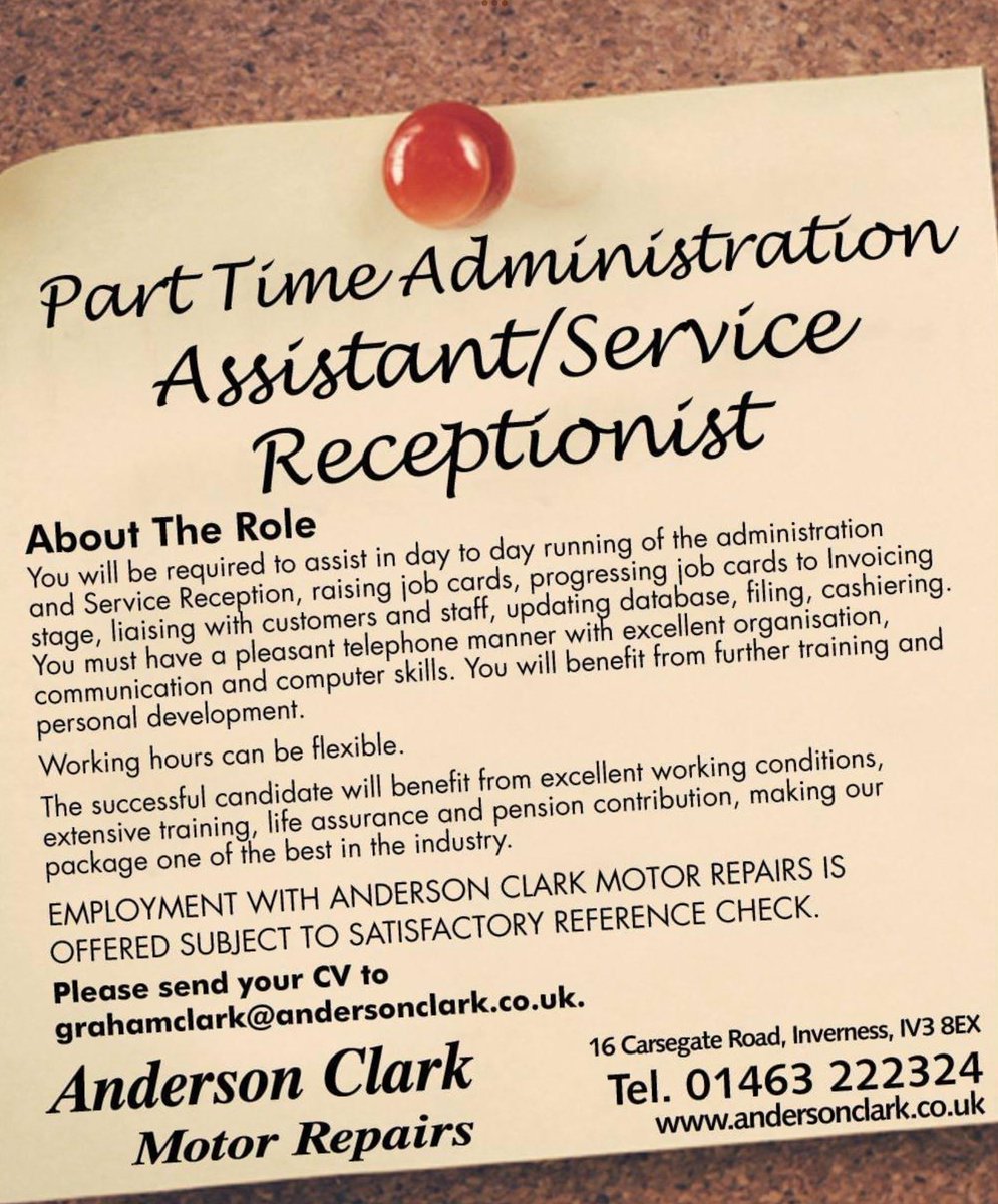 Situation Vacant. We are looking for an additional Team Player