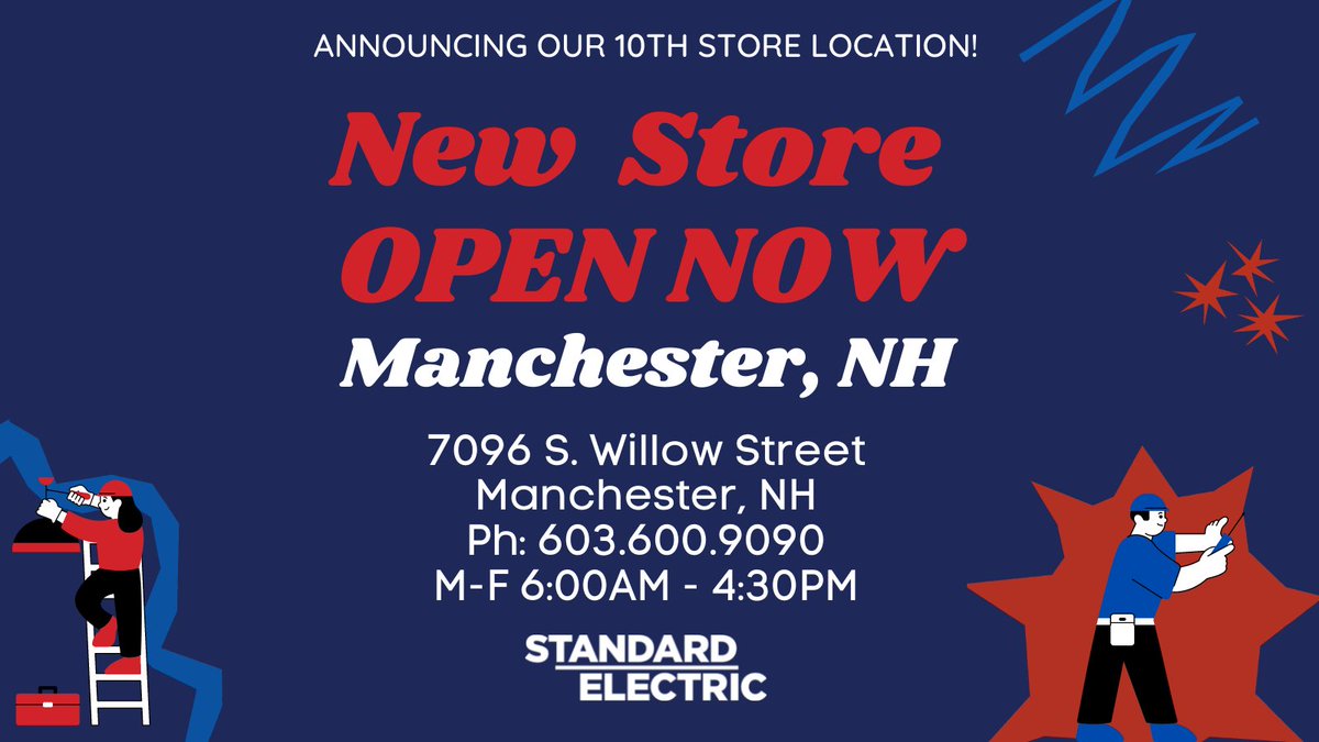 🎉OPEN NOW! Our 10th store location in Manchester, NH!🎉