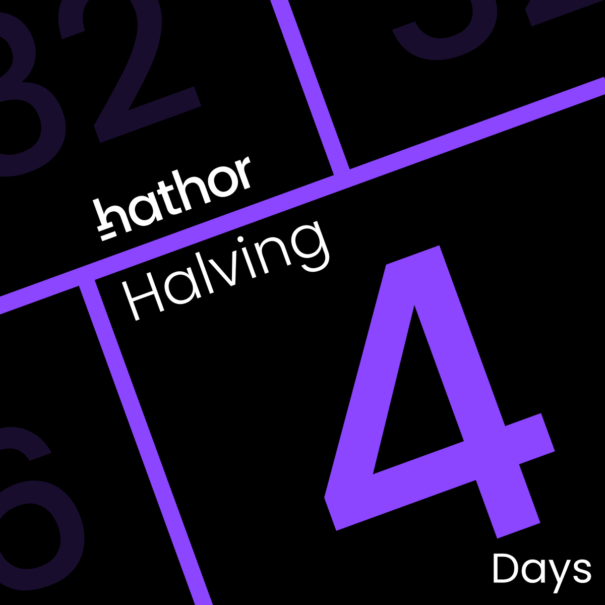 4 days until #HathorHalving! ⏳

Countdown with us ⬇️
f2pool.com/halving

#BlockchainMadeEasy $HTR