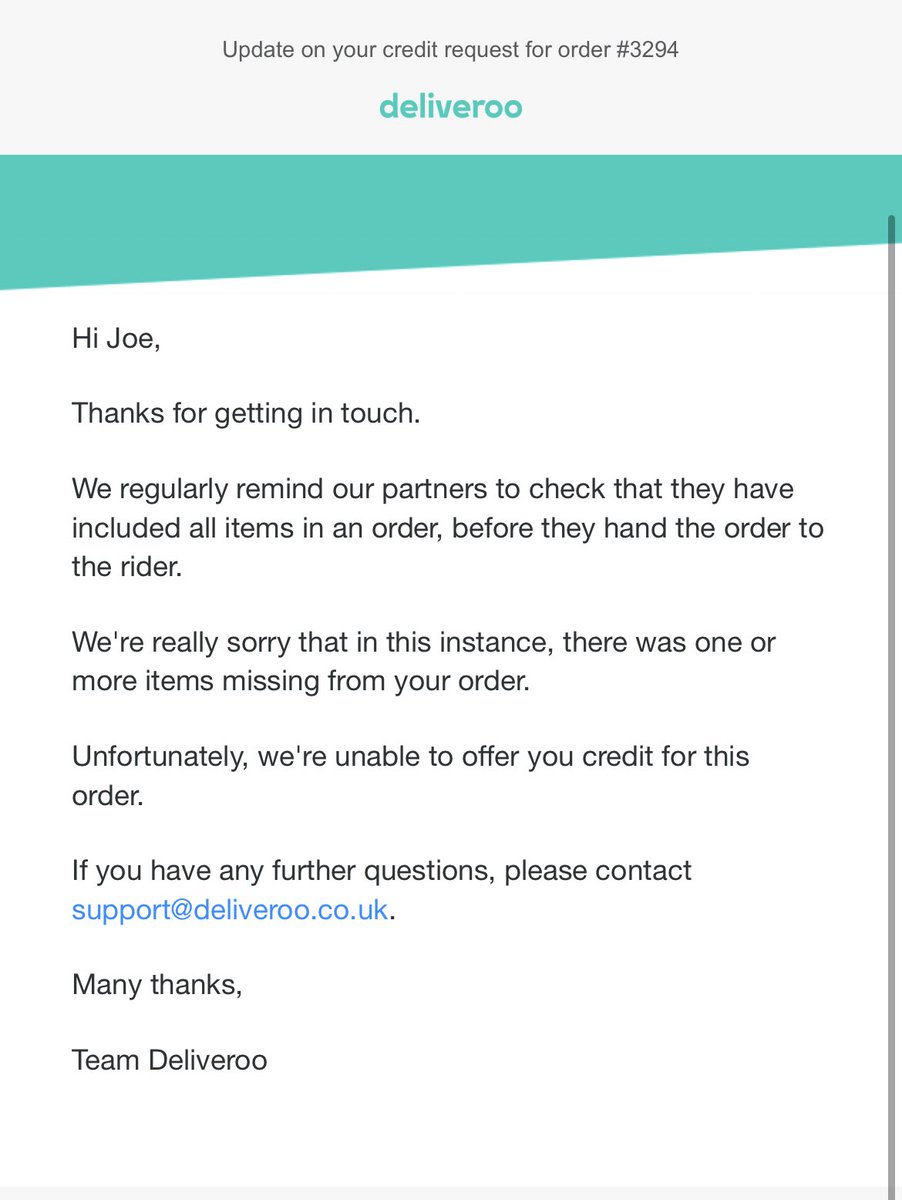 What a joke. <a href="/Deliveroo/">Deliveroo</a>