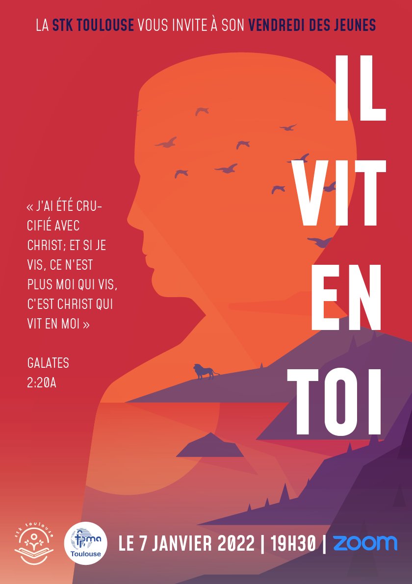 stktoulouse's tweet photo. Hello ! On vous donne rendez-vous ce vendredi à 19H30 🕢 sur ZOOM pour le VDJ de janvier 🤩

Au programme: louanges, atelier, témoignages...
Nous vous attendons nombreux pour venir louer le Seigneur ensemble💛

(lien communiqué prochainement 🔗) 

#VDJ #ilvitentoi #jesuschrist https://t.co/mG2sSzjREL