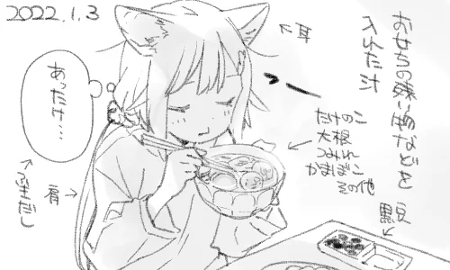 もう正月も終わりなんですね。あっという間では…? 