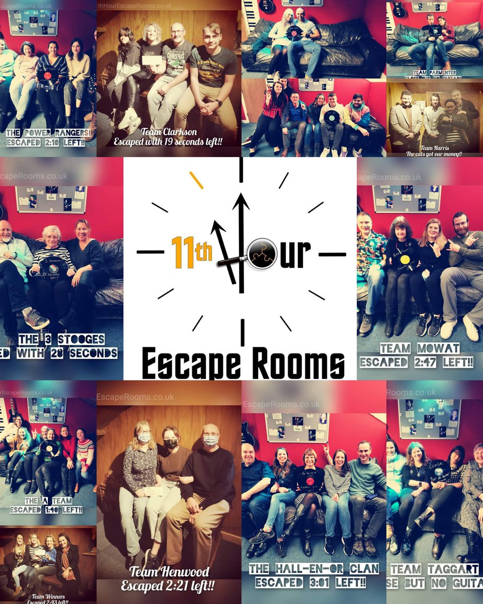 11thhourescapes's tweet photo. Fun and games with 11th Hour Escape Rooms! Kick off the New Year the right way, with some real life fun! #escaperoom #Wiltshire #wiltshour #HappyNewYear #11thhourescaperooms #chippenham #bromham #funandgames #reallifefun #BookNow https://t.co/8POSmkRvEC