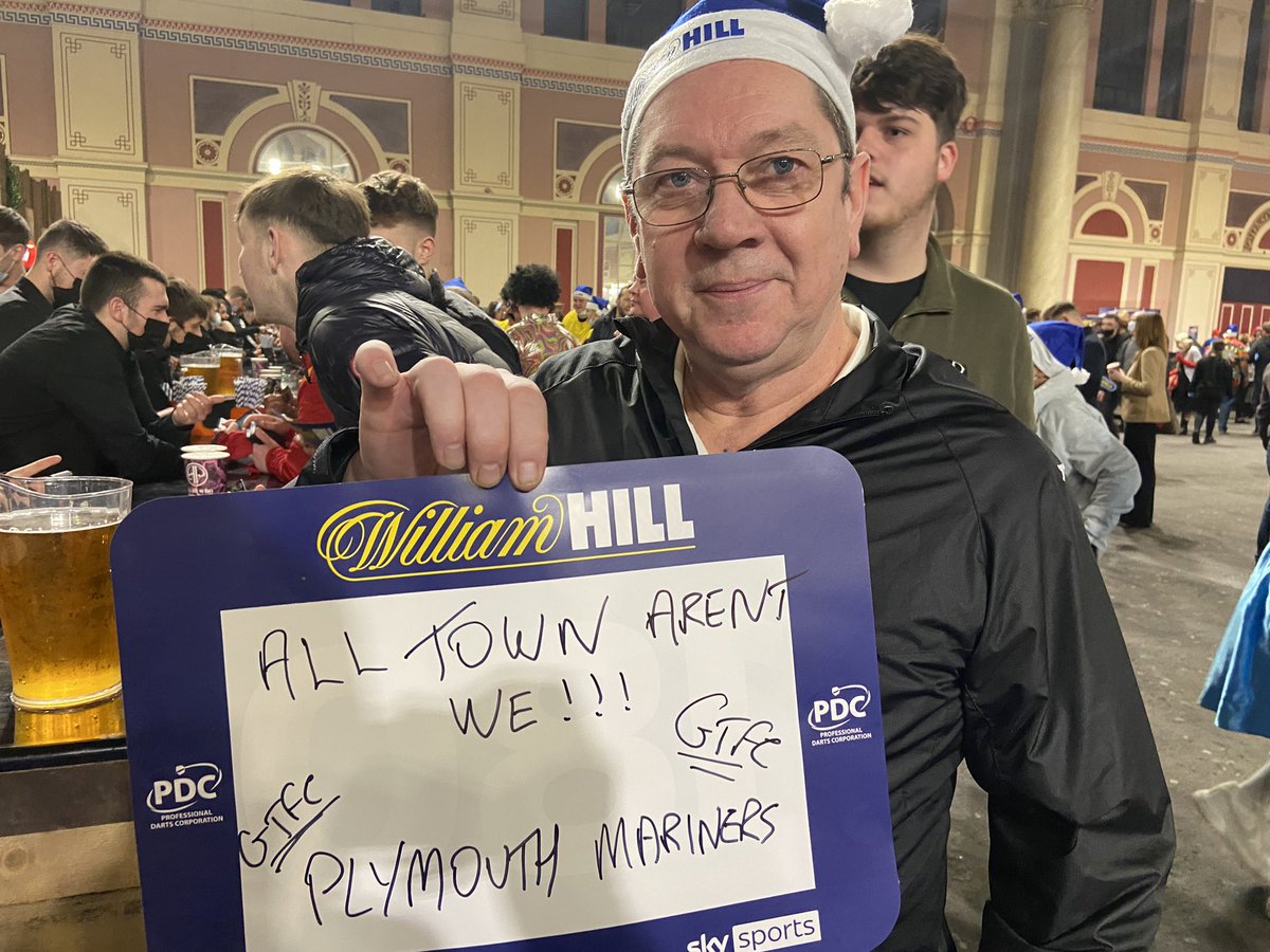 Watch out for us #GTFC #WorldDartsChampionship
