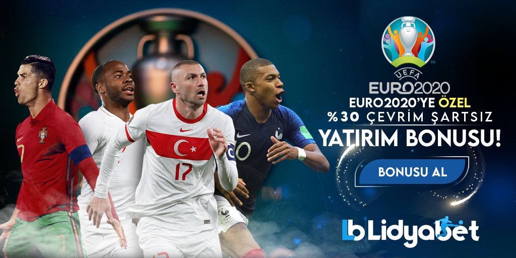 EURO 2020 Şampiyonasına özel %30 Çevrim Şartız Bonus! 🔱

Heyecan bugün başlıyor bahsini yapmayı unutma! 

Lidyabet ile kazanmaya başla!

#Lidyabet Giriş 👉 bit.ly/lidyabet