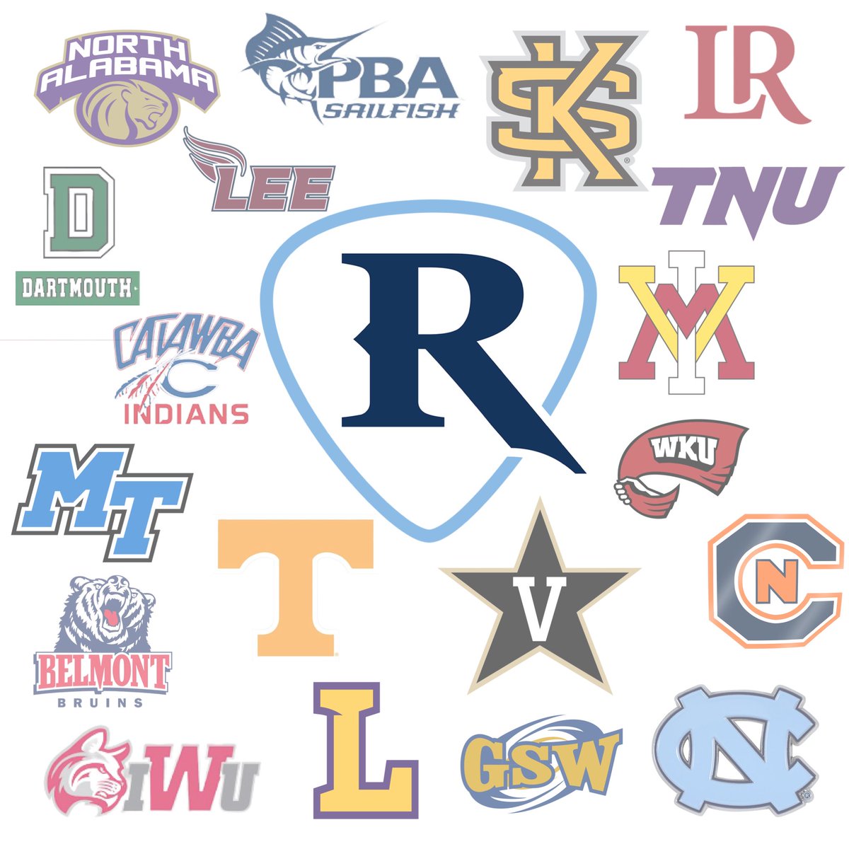 fullcountrhythm's tweet photo. We will be releasing our 2022 roster in the coming weeks. Here is a snapshot of the college programs that will be represented this summer. We are excited to get in Rhythm. #TheRhythmoftheNight #FCbaseball https://t.co/X0Gk3IOzeA