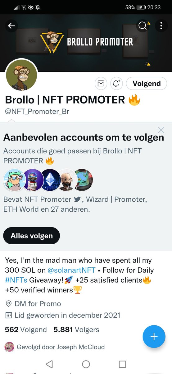 MauriceBoud's tweet photo. @NFT_Promoter_Br Done
My adress
0x2bFD895dfbaeCF3D381996f1e9d0366b079686f8
I really hope I win and I hope you had a great New Years eve!! https://t.co/ku4snxxruc