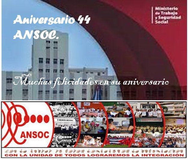 LiubisGLopez's tweet image. #Ansoc Desde su fundación un 3/1/1978 sus miembros y  directivos laboran por la integración a la sociedad con igualdad de derechos y deberes, condiciones y oportunidades. Esta es mi #Cuba @MTSS_CUBA @MartaEFeito @NacionalAnsoc @ZamiraMTriana @JesusOtamend @MariaMolinaGut