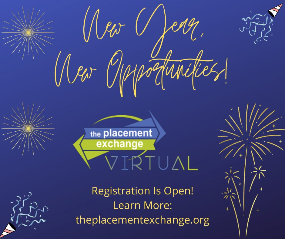 365TPE's tweet photo. Happy New Year from The Placement Exchange!
TPE Virtual is just 70 days away - are you registered? Find your new opportunity in the new year - visit https://t.co/wy0pyCoc65 to register now! #SAchat #SAsearch #SApro #SAgrad https://t.co/LNAUvEWoQC