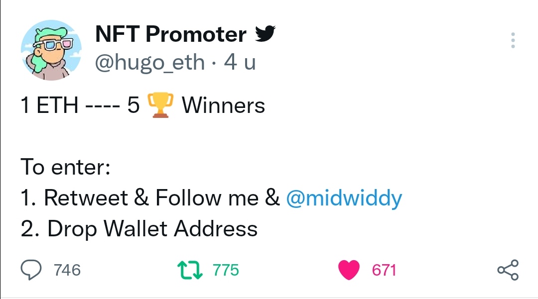 MauriceBoud's tweet photo. @hugo_eth @midwiddy Done
My adress
0x2bFD895dfbaeCF3D381996f1e9d0366b079686f8
I really hope I win and I hope you had a great New Years eve!! https://t.co/IcdaeRLClW
