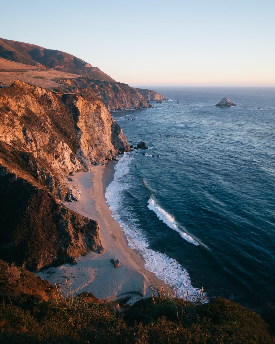 last light in big sur 💙