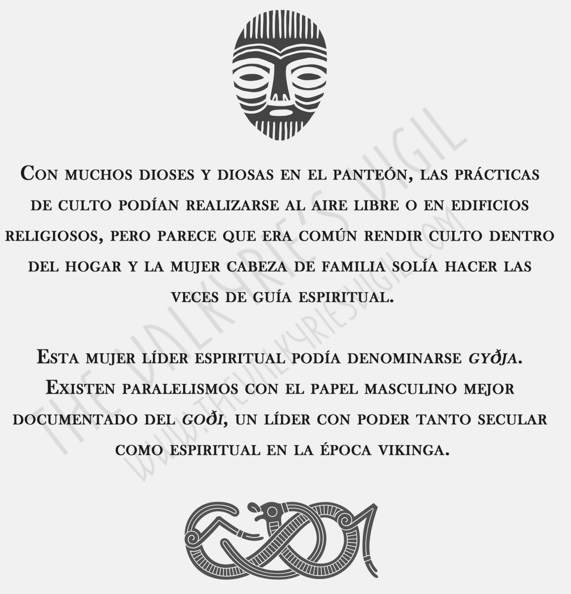 TheValkyriesVig's tweet photo. #VikingFact 📢 Con muchos dioses y diosas en el panteón, las prácticas de culto podían realizarse al aire libre o en edificios religiosos, pero también era común rendir culto dentro del hogar y la mujer cabeza de familia solía hacer las veces de guía espiritual. #MujeresVikingas https://t.co/RjKWL9wLTu