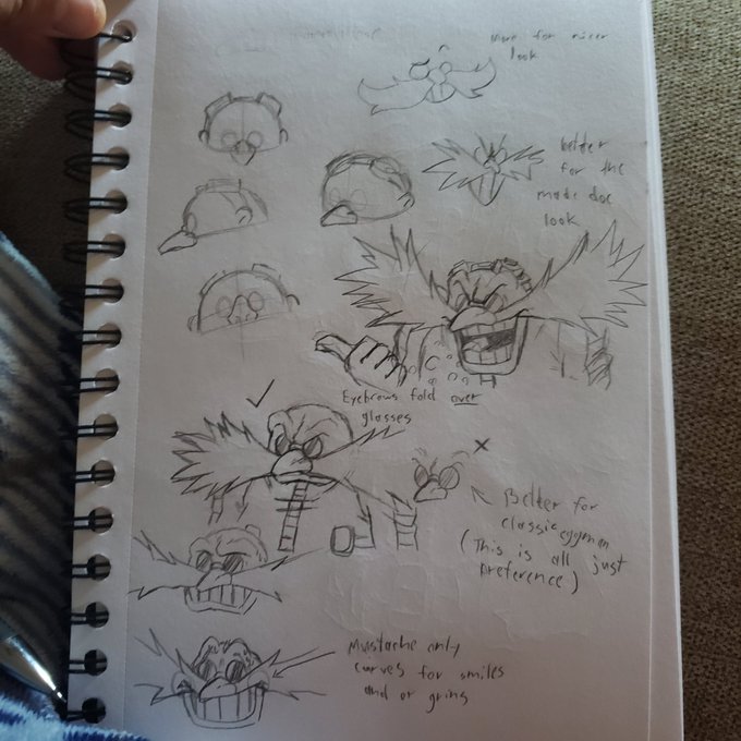 Working on a little somthing since I couldn't find any reference studies for eggman. 
