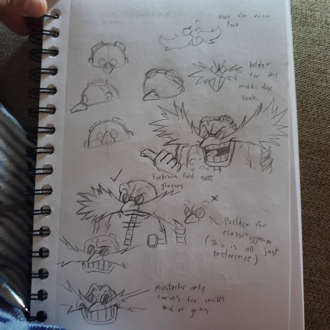 Working on a little somthing since I couldn't find any reference studies for eggman. 